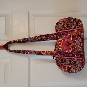 Vera Bradley Safari Sunset Medium Size Shoulder Bag